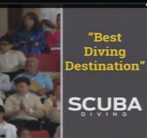Citation of the dive product in President Aquino’s SONA 2013