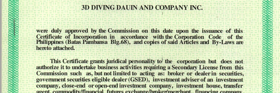 3ddiving-SEC-Cert