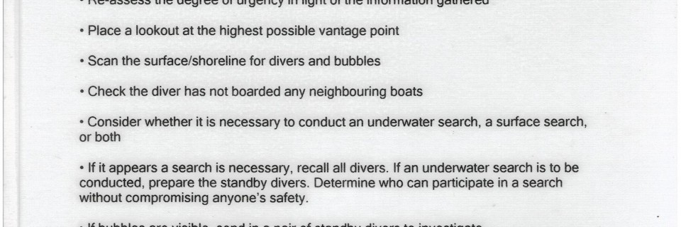 Lost-Diver-Procedure